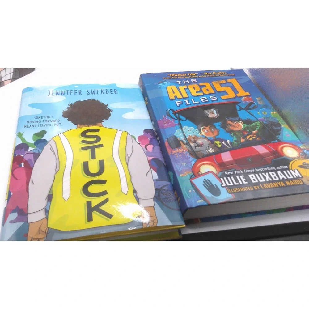 LOT OF 5 HARDBACK BOOKS FOR READERS FROM 4-8TH GRADE